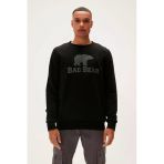 Logo Crewneck/Mıdnıght Erkek Siyah Sweat