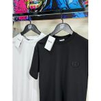 Logo Nakış Işlemeli Erkek T-Shirt - Siyah