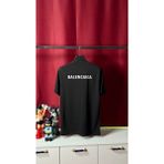 Logo Nakış Işlemeli Oversize Erkek T-Shirt Nw - 0 Siyah