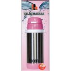 Logon LGI015 Pembe 350 ml Çelik Pipetli Matara