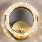 LOGT 10W LED Duvar Lambaları İç Mekan Yuvarlak Duvar Lambası Kısılabilir 3 Parlaklık Seviyeleri Duvar Aydınlatma Modern Tasarım Başucu Lambası Akrilik Abajur Gece Lambası Oturma Odası Koridor Merdiven