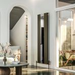 Lojimax Alüminyum Aynalı Dikey Radyatör Siesta Mirror 1800X554mm 6 Dilim Mat Bronz | 1629 W Yüksek Isıl Güç | 5 Yıl Üretici Garantisi
