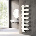Lojimax Alüminyum Dekoratif Havlupan Linea 1220 x 450 12 Dilim | Mat Beyaz | Yüksek Isıl Güç | 5 Yıl Üretici Garantisi - 122*45