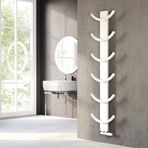 Lojimax Alüminyum Dekoratif Havlupan Oxy 1540 x 400 6 Dilim | Dokulu Beyaz | Yüksek Isıl Güç | 5 Yıl Üretici Garantisi