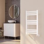 Lojimax Alüminyum Dekoratif Havlupan Poyraz Style 800 x 500 | Mat Beyaz | Yüksek Isıl Güç | 5 Yıl Üretici Garantisi