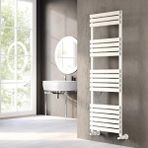 Lojimax Alüminyum Dekoratif Havlupan Sorte Plus 1250 x 500 15 Dilim | Dokulu Beyaz | Yüksek Isıl Güç | 5 Yıl Üretici Garantisi - 125*50