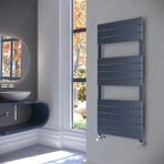 Lojimax Alüminyum Dekoratif Havlupan Zeus Plus 1400 x 500 15 Dilim | Inoks Fırçalı Eloksal | Yüksek Isıl Güç | 5 Yıl Üretici Garantisi - Inox - 140*50