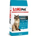 Loki Pet Düşük Tahıllı Somonlu Ton Balıklı 10 kg Kısırlaştırılmış Yetişkin Kuru Kedi Maması