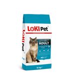 Loki Pet Düşük Tahıllı Somonlu Ton Balıklı 10 kg Kısırlaştırılmış Yetişkin Kuru Kedi Maması