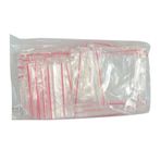 LokmanAvm 5x5 cm Şeffaf 100 Adet 1 Paket Kilitli Naylon Torba Poşet
