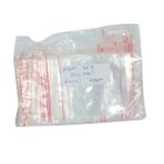 LokmanAvm 7x9 cm Şeffaf 100 Adet 1 Paket Kilitli Naylon Torba Poşet