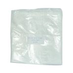 LokmanAvm Ekonomik Küçük Boy Atlet 38x22 cm İnce Beyaz 250 Adet 1 Paket Hışır Poşet