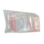 LokmanAvm Kilitli 6X7 cm Şeffaf 100 Adet 1 Paket Naylon Torba Poşet