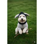 Lokums Açık Gri Bunny Kulaklı Kışlık Köpek Şapkası – Boyun Saran İpli Model, Yumuşak Sıcak Tutucu Bere Koyu Gri 2XL