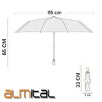 Lola LED Fenerli Tam Otomatik Şemsiye - Gece Görüşlü Güvenli Yağmur Koruması