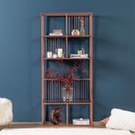 Lola Rose Metal Kitaplık, Kırmızı, 80 Cm