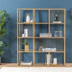 Lola Small Metal Kitaplık, Pirinç