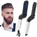 Lolandwiki Za Satış Sakal Düzleştirici Saç Tarak, Adam Elektrikli Saç Şekillendirici Tarak Dıy Saç Aksesuarları Saç Modelleme Aracı (Yurt Dışından)