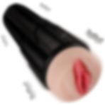 Lolita Shop 3 Farklı Hız ve 7 Mod Titreşim USB Şarjlı Gerçekçi Hissyat Yumuşak Doku Büyük Boy Mastürbatör Kupası