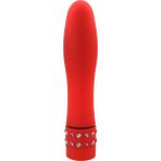Lolita Shop Anal ve Vajinal Kullanılabilen Kenarları Taşlı Güçlü Titreşimli Pürüzsüz Dokuda Orgazm Zevk Vibratör