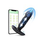 Lolita Shop App Telefon Kontrollü Vajina ve Anal Ileri Geri Hareketli Şarjlı G-Spot Giyilebilen Vibratör