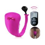 Lolita Shop C-String Giyilebilir 10 Mod Titreşim Uzaktan Kumandalı Klitoris Uyarıcılı Giyilebilen Külot Vibratör