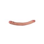 Lolita Shop Çift Başlıklı Gerçek Ten Dokusunda 30 Cm Uzunluğunda Anal Ve Vajinal Penis Dildo