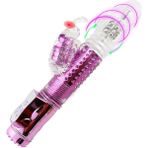 Lolita Shop Şarjlı 12 Mod Ileri Geri Hareketli ve Dönebilen 12 Mod Titreşim Klitoris Uyarıcılı Rabbit Vibratör
