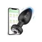 Lolita Shop Telefon Kontrollü Uygulamalı Usb Şarjlı Anal Plug Tıkaç Güçlü Titreşimli Bluetoothlu Uyumlu Vibratör