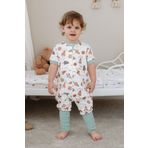 Lollie Baby&Kids 0.5 Tog Yazlık Bebek & Çocuk Uyku Tulumu, %100 Pamuk - Space Uzay