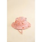 Lollie Baby&Kids Uv Korumalı Güneş Deniz Şapkası Bebek & Çocuk - Pink Beach - Pembe - 1 - 4 Yaş