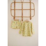 Lollie Baby&Kids Uv Korumalı Mayo Bebek & Çocuk - Crocodiles - Ekru - 3 - 4 Yaş
