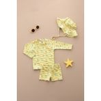 Lollie Baby&Kids Uv Korumalı Mayo Şapka Takım Bebek & Çocuk - Crocodiles - Renkli - 3 - 4 Yaş