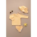 Lollie Baby&Kids Uv Korumalı Mayo Şapka Takım Bebek & Çocuk - Dots - Renkli - 1 - 2 Yaş