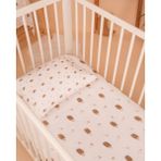 Lollie Organik Müslin Bebek & Çocuk Örtü 120 x 120 cm - Woody - Ekru