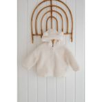 Lollie Teddy Peluş Çocuk Bebek Mont - Krem - 4 - 5 Yaş