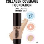 Lollis Collagen Coverage Fondöten 001 Açık Ton