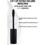 Lollis Lift Up Extra Volume Mascara Wiht Keratin / Lift Up Ekstra Hacim Keratinli Maskara / Rimel - Koyu Siyah