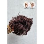 LOLLY PONY Dalgalı Topuz Tokası Çikolata Kahve - 4