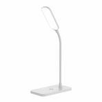 LOLPALONE 15W LED Desk Lamp Wireless Charging Desk Lamp Adjustable Light Eye Protection Desk Lamp Flexible Touch Activated White