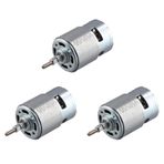 LOLPALONE 3 x Motorlu DC 755 21 V Motorlu Çim Biçme Makinesi, Etkili Ot Kesme ve Düzeltme için Uzun Şaftlı
