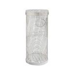 LOLPALONE 30 cm Barbekü Rolling Grill Basketbol Barbekü Net Tüp Izgara Sepet Barbekü Kamp Ateşi Aile Seyahat Kamp Piknik Tencere