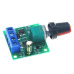 LOLPALONE DC 1.8V 3V 5V 6V 12V 2A PWM MotorSpeed Controller Low Voltage Motor Speed Controller PWM 0~100% Adjustable Drive Module