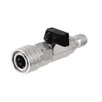 LOLPALONE High Pressure Washer Ball Valve Kit with 1/4 Inch Quick Connect Plug for Power Car Wash Pump Hose Quick Fitting