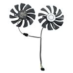 LOLPALONE New 1 Pair Graphics Card Fan 85Mm Ha9010H12F-Z 4Pin Cooler Fan Replacement For Gtx 1060 Oc 6G Gtx 960 P106-100 P106 Gtx1060 Gtx960