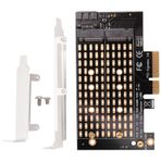 LOLPALONE Pcie To M2/M.2 Adapter M.2 Ngff To Desktop Pcie X4 X8 X16 Nvme Sata Dual Ssd Pci Express Adapter Card