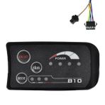 LOLPALONE S810 E-Bisiklet LED Ekran Ölçer 36V IP65 UART Protokolü SM 5+2 PIN Elektrikli Bisiklet E-Bisiklet E-Bisiklet için Metre