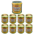 Lomangdi Citronella Candle 9 Paket, 3 oz Kavanoz Mumlar, İç Mekan Dış Mekan Limon Otu Kokulu Mumlar, Doğal Citronella Yağı ve Soya Balmumu Karışımı ile Üretilmiştir