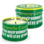 Lomangdi Citronella Mumları, İç Mekan Dış Mekan Limon Otu Kokulu Mumlar, 4 oz Saf Citronella Yağı ve Doğal Soya Mumu ile 2'li Paket Uzun Ömürlü Yanan Kamp Ev Dekoru Gardon Veranda Balkon için Büyük Mum