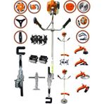 Lombard 13 Parça Özel Set Çapa Seti+ Yan Tipi Benzinli Motorlu Tırpan + Zeytin Badem Hasat Makinası